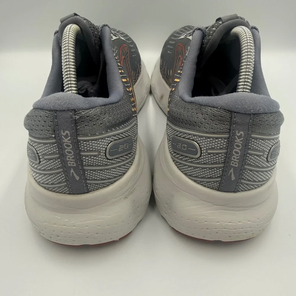 Brooks Glycerin 20 Grey White Men's Size 11 Running Shoes Sneakers 1103821D034